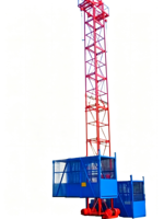Monte-charge de chantier de type SS, cage simple, capacité 1 tonne
