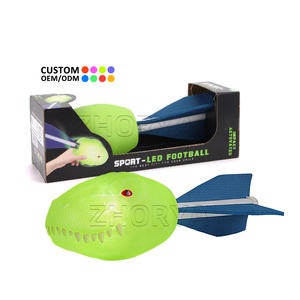 Zhorya ngoài trời thể thao trò chơi đồ chơi Led Light up <span class=keywords><strong>Rocket</strong></span> chiếu sáng-powered tên lửa Đồ chơi chơi ném cho trẻ em - Product Image 1