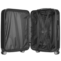 Valise rigide ABS PC Polycarbonate Valise de voyage Chariot à 4 roues Sacs à roulettes Ensembles de bagages