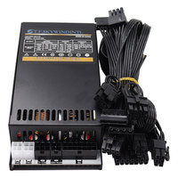 PSU noir 600W 1U pour interface de bureau de jeu d'ordinateur Modualr 24Pin en stock