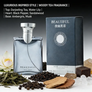 Meilleur <span class=keywords><strong>Parfum</strong></span> <span class=keywords><strong>de</strong></span> Luxe pour <span class=keywords><strong>Homme</strong></span>, Style Inspiré, Boisé et Thé - 50ml, Notes <span class=keywords><strong>de</strong></span> Thé et Musc, Idéal pour Événements Professionnels - Product Image 2