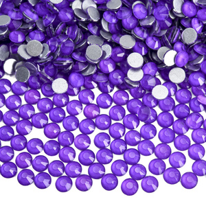 Strass en cristal OLeeya non thermocollants, super brillants, cristaux en <span class=keywords><strong>verre</strong></span> de haute qualité à dos plat pour la décoration d'ongles DIY et les breloques - Product Image 4