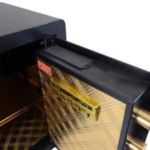 Weichi Cajas Fuertes Solid Steel Hotel Office Safe Deposit <b>Box</b> with Key <b>Lock</b> Jewelry Money Storage Home Use Safe <b>Box</b> - Product Image 6