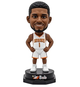 Figurina in resina per giocatore di basket dipinta a mano 7 "espositore decorativo da <span class=keywords><strong>uomo</strong></span> da collezione sportivo regalo di Bizbobbler - Product Image 1