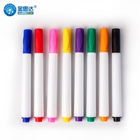 Marqueurs effaçables à sec pour tableau blanc en acrylique en gros, papeterie scolaire, encre de recharge, logo personnalisé, marqueur pour tableau blanc