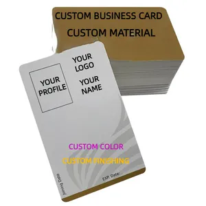 Kartu plastik akses karyawan kartu Id foto siswa kartu Id desain kustom dapat dicetak