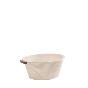 Household Washbasin Oversized Ears Thickened Plastic Basin Foot Washing Laundry Large Basin Small Washbasin