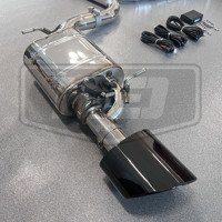 Sistema de Escape Catback de Alto Rendimiento Estilo RS para Audi A6/A7 C8 3.0T, Acero Inoxidable 304, Válvula Electrónica con Control Remoto