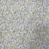 Kain Katun Cetak Digital 40s dengan Motif Bunga Ceri Kecil, Kain Buatan Tangan DIY