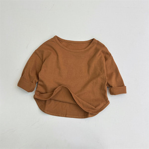 Qingli OEM Custom Factory per bambini a maniche lunghe in puro cotone nuovo stile <span class=keywords><strong>Polo</strong></span> da ragazza top interni per la primavera autunno - Product Image 6