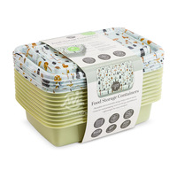 Boîte de rangement à emporter pour la santé et la sécurité, en plastique, micro-ondable, récipient alimentaire jetable avec couvercles