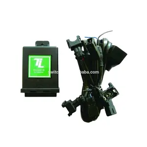CNG 4 Cylinder Injector Emulator mit Round/Square Connector harness für Suzuki, Toyota, Bosch, Honda und BYD