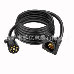 สายต่อปลั๊กพ่วง 7 ขา 200V ขั้วต่อไฟฟ้า RV แบบตัวผู้ตัวเมีย สำหรับสายไฟรถบ้าน - Product Image 2
