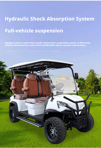 Carro de Golf Eléctrico Económico de 4 Plazas con Asientos de Lujo para Turismo y Uso Comercial - Product Image 5