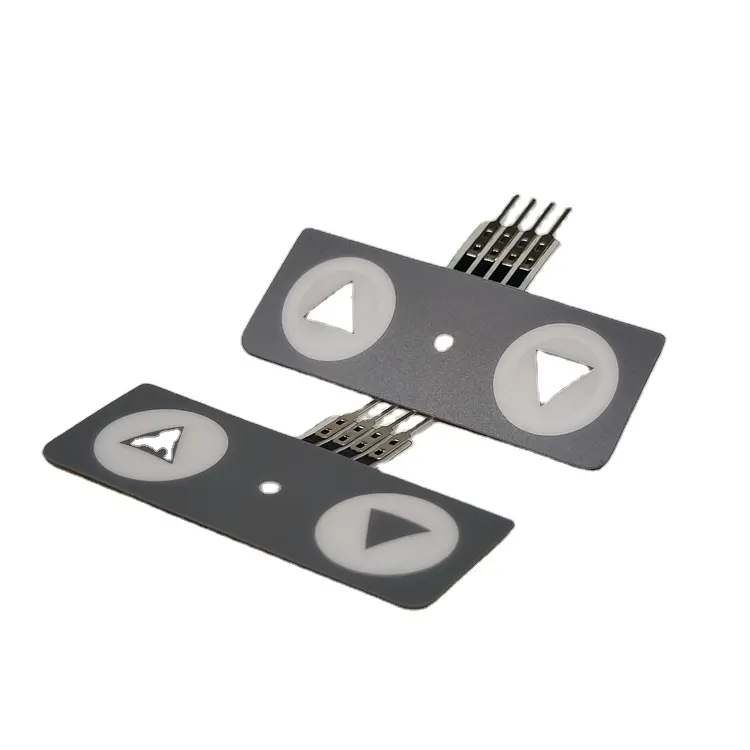 Tùy Chỉnh Đồ Họa Lớp Phủ Autotex F200 Vật Liệu Vật Nuôi Dập Nổi Nút Tactile Màng Chuyển Đổi Với 3M Chất Kết Dính Cho Điều Khiển Từ Xa