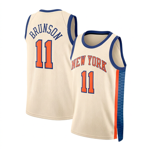 Maillot Swingman pour enfants et jeunes hommes des New York Knicks, édition City, couleur crème ivoire - Product Image 1