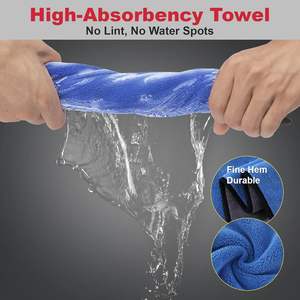 Kit de nettoyage intérieur de voiture 10 pièces - 3 brosses en poils de sanglier naturels, brosse de ventilation 3-en-1, plumeau en microfibre - Product Image 5