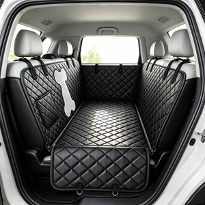 Housse de siège auto pour animaux de compagnie, hamac auto pour chien, coussin de protection pour siège arrière, extenseur de siège arrière à fond rigide, housse de siège auto imperméable pour chien - Product Image 4