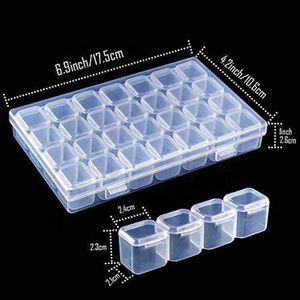 優れた品質の調節可能な収納ボックスケース、収納容器、カプセル、ジュエリー、薬の収納ボックスケース - Product Image 6