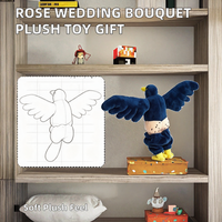 Peluche d'oiseau personnalisée : conception à partir d'illustrations, fabrication OEM/ODM, vente en gros, cadeau, décoration de fête