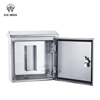 Boîte de distribution en acier inoxydable 304, protection contre la pluie, boîte électrique étanche, boîtier métallique résistant à la corrosion