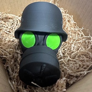 Vente en gros Capuchon pour crochet d'attelage de remorque Noir/rouge/vert/jaune/pupple Capuchon de crochet de remorque Masque à gaz Design décoratif - Product Image 5
