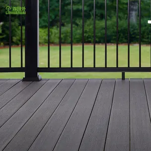 Linyuanwai Outdoor Composite Decking Board Imperméable Piscine Wpc Engineered Flooring
