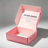 Boîte d'expédition en carton ondulé personnalisée avec logo imprimé, recyclable, pour chaussures, vêtements, cadeaux, emballage pour petites entreprises