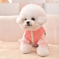 Gilet pour animaux de compagnie automne-hiver, épais, coupe-vent et chaud, vêtements pour chiens de taille moyenne et grande, manteau coupe-vent avec boucle de traction