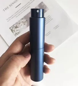 10 ml Refilling Portable Rotary Perfume Glass Bottle Twist Up Dispenser Spray Empty Mini Bottle for travelling