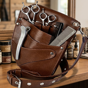 ASAP Customized Logo Handmade Multifunctional Hard Sustainable Barber Holster Waterproof PU Material Protective Storage Tool Bag - Product Image 3