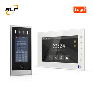 กริ่งประตูวิดีโออัจฉริยะควบคุมด้วยเสียงผ่านแอป Tuya 1 ชุด=F4+2*V7 ความละเอียด 1080p กันน้ำ เหมาะสำหรับบ้านพักตากอากาศ - Product Image 1