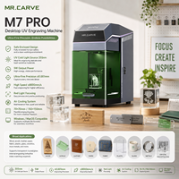 Machine de gravure laser UV 5W de bureau, source de lumière froide 355nm, graveur 3D pour intérieur de cristal, verre, métal, bois, acrylique, cadeaux