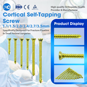 Viti Corticali Autofilettanti in Titanio XC MEDICO di Alta Qualità 1.1-3.5mm: Impianti Ortopedici Veterinari ALPS per Chirurgia di Cani/Gatti - Product Image 3