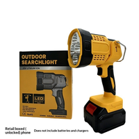 Lampe de travail universelle compatible QIVOLT, alimentée au lithium, lampe de camping LED portable, entretien extérieur, plastique, garantie 1 an