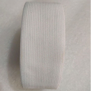 Faixa elástica trançada de malha macia para costura 1/1.5/2/2.5/3/4/5cm Largura em acessórios de vestuário de costura branco/preto - Product Image 3