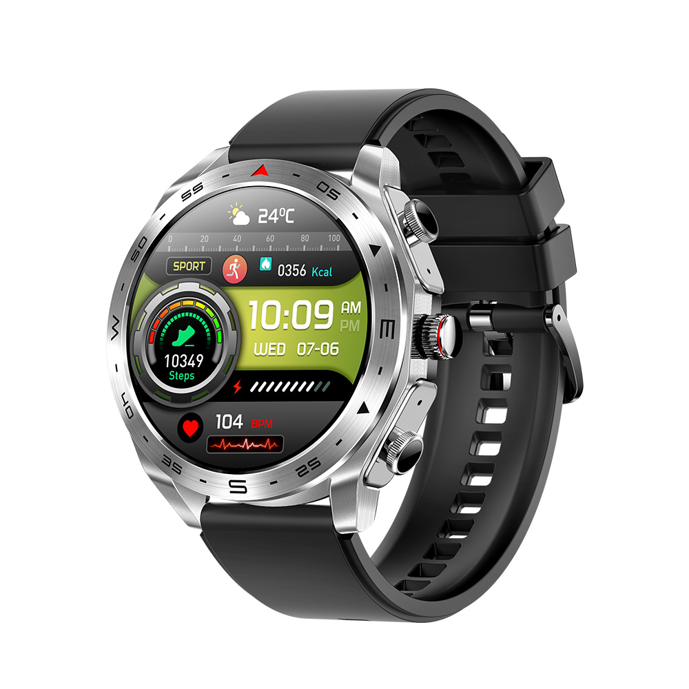 Bracelet argent + silicone