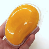 Toptan Yaratıcı 135g Büyük Soyulabilir Mango Şeklinde Jelibon 3D Meyve Şekilli Yumuşak Şekerleme Çocuklar ve Parti Atıştırmalıkları için