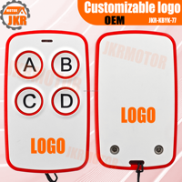Best-seller 433MHz 4 boutons RF télécommande automatique ouvre-porte en métal Clones diverses données de l'émetteur