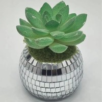 Plante artificielle verte en pot, rose en mousse, bonsaï, écologique, durable, décoration de jardin et de bureau, simulation en plastique, directement de l'usine