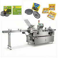 Machine automatique de mise en carton de recharges de répulsifs anti-moustiques, machine d'emballage de spirales anti-moustiques