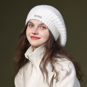 GOLOVEJOY DMZ103 Otoño e Invierno <span class=keywords><strong>2022</strong></span> nuevo 50% boina de lana pura sombrero de punto universitario femenino boina de lana <span class=keywords><strong>para</strong></span> <span class=keywords><strong>mujer</strong></span> - Product Image 6