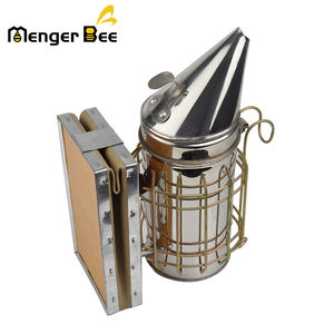 Suministro directo de fábrica Leatheroid Honey Bee Smoker Box Fumador DE ABEJAS DE ACERO INOXIDABLE - Product Image 6