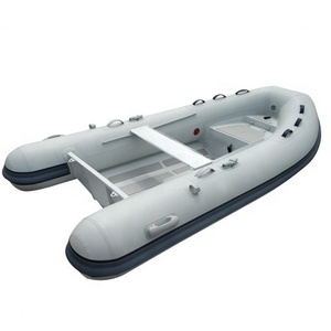 12.4ft RHIB 3.8m PVC Hyaplon patrol bateau côtelé à coque en aluminium - Product Image 2
