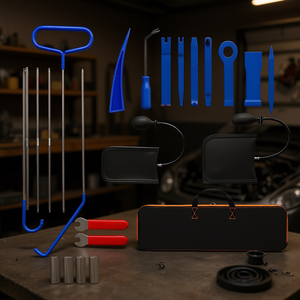 Kit d'outils automobiles en acier inoxydable, 23 pièces, avec tiges de liaison pour broche de 5ème roue, pour démontage de voiture, modèle D0100XU13CV - Product Image 2