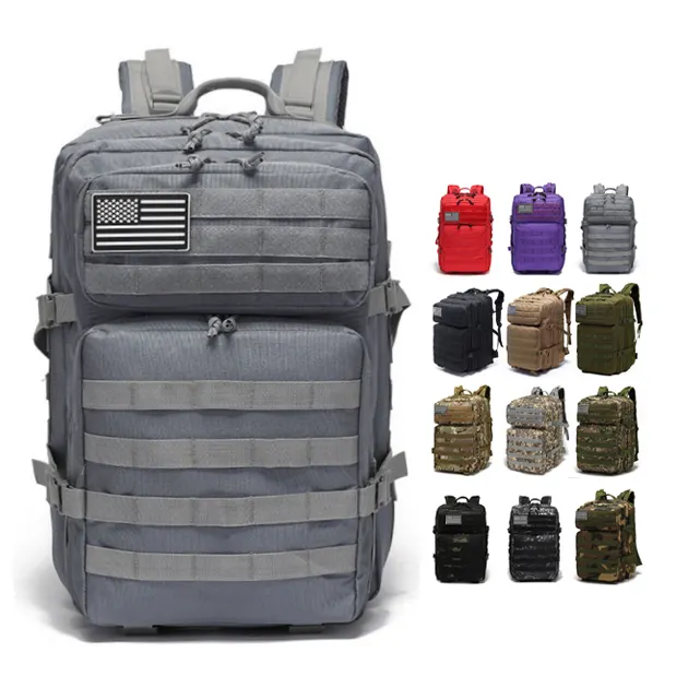 RUCKSACK FACTORY Custom Großhandel Hochwertige große wasserdichte Army Rucksack Bag Pack Military Tactical Backpack