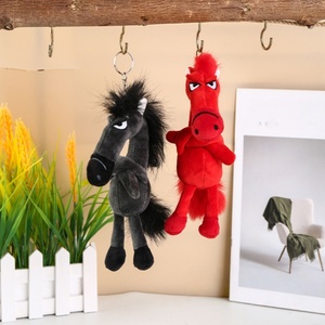 Llavero <span class=keywords><strong>de</strong></span> Peluche <span class=keywords><strong>de</strong></span> Caballo Negro <span class=keywords><strong>de</strong></span> Dibujos Animados, Llavero del Año del Caballo, Juguetes <span class=keywords><strong>de</strong></span> Peluche, Amuleto, Colgantes para Bolsos <span class=keywords><strong>de</strong></span> Mujer, Regalo para Niños - Product Image 6