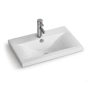 Cabinet Basin Rectangular Hand Wash Sink Ceramic Wash Basin Laundry Sink Hot Sale