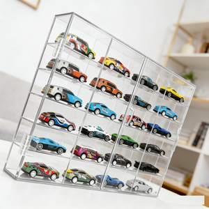 Vitrina Acrílica en Oferta con Puerta Antipolvo, Perfecta para Exhibir y Proteger Autos de Juguete a Escala - Product Image 3