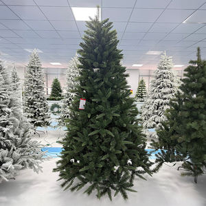 नए डिजाइन हल्के फ्लक्ड टिप्स fr 150 सेमी 180 सेमी 210 सेमी pvc मिश्रित स्प्रूस कृत्रिम क्रिसमस ट्री - Product Image 2
